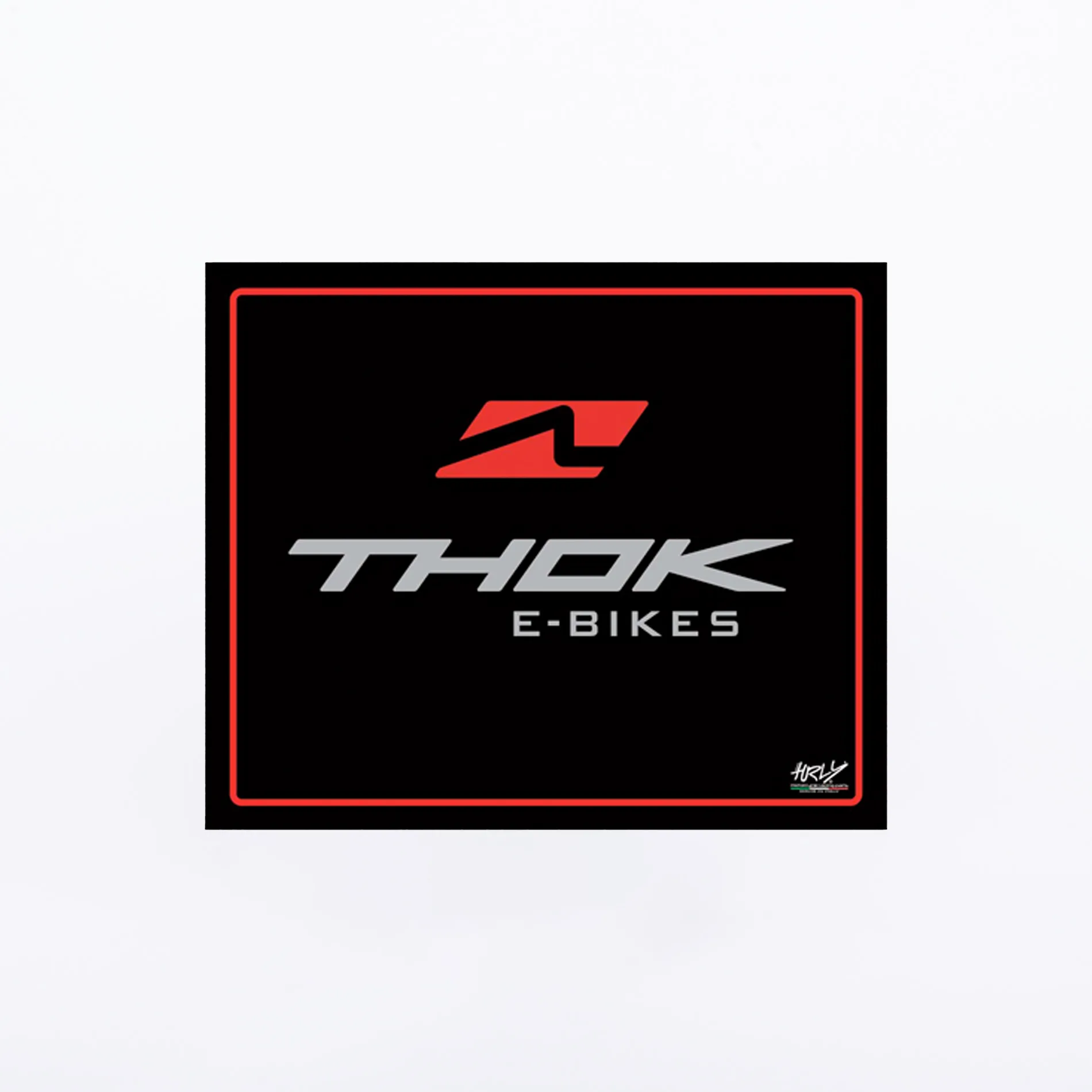 THOK CARPET CM 50X60 BLACK/RED