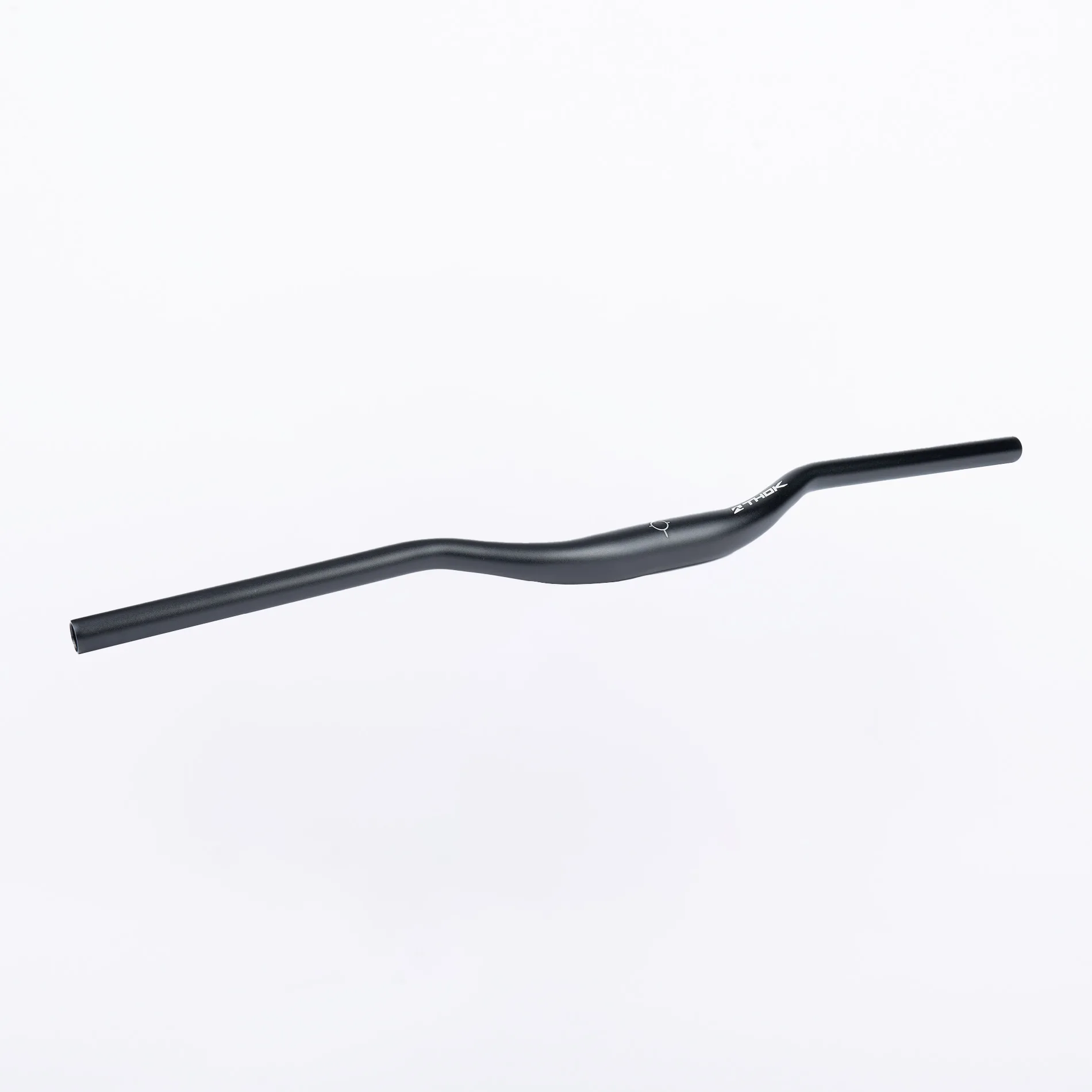 GUIDON EN ALUMINIUM ANODISÉ NOIR 31,8mm, 760mm, RISE 12mm