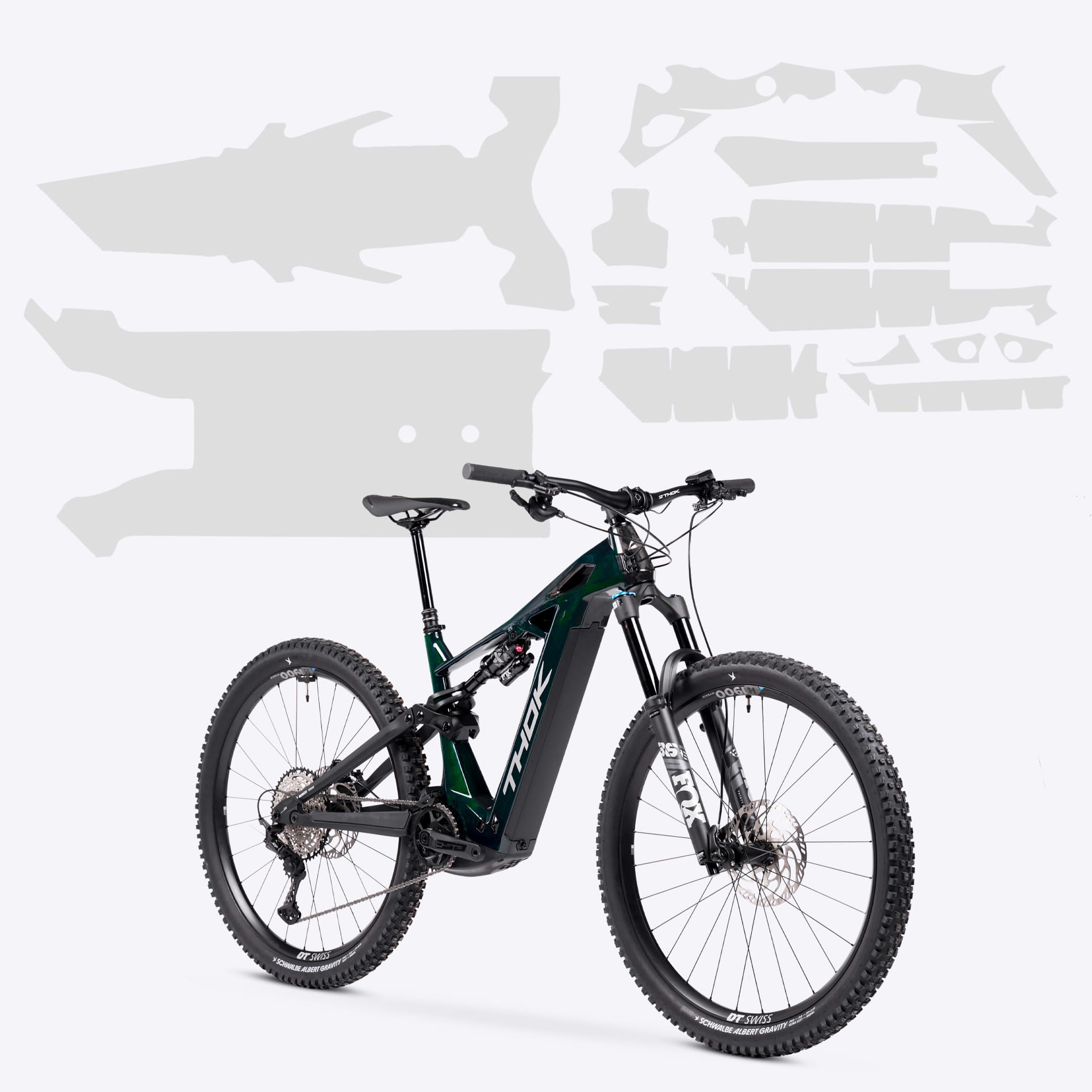 KIT FILMS DE PROTECTION TRANSPARENTS TP4